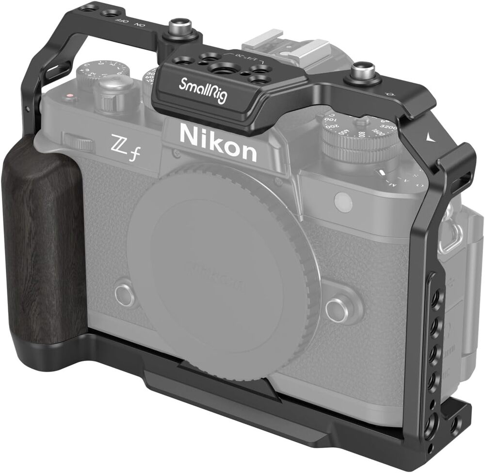 SmallRig Zf Camera Cage for Nikon Z f, with Ergonomic Ebony Grip, 4261